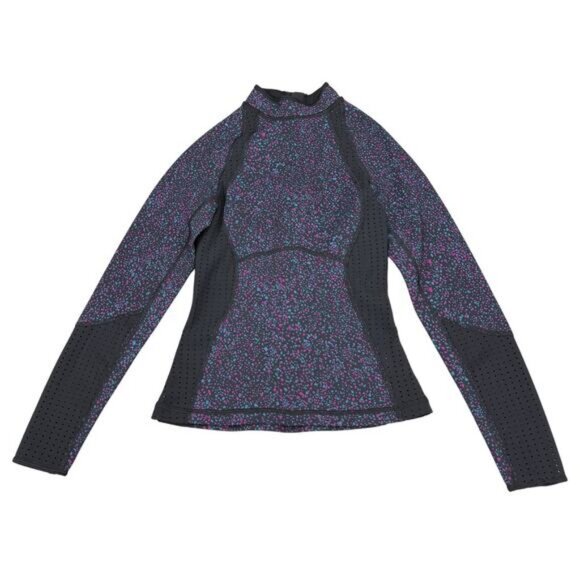 LULULEMON RARE Swell Seeker Paddle Top Terrazzo Black Multi / Black Size 2 - Picture 8 of 8